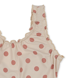 Детский купальник Konges Slojd "Collette Dot Rose", красный горох